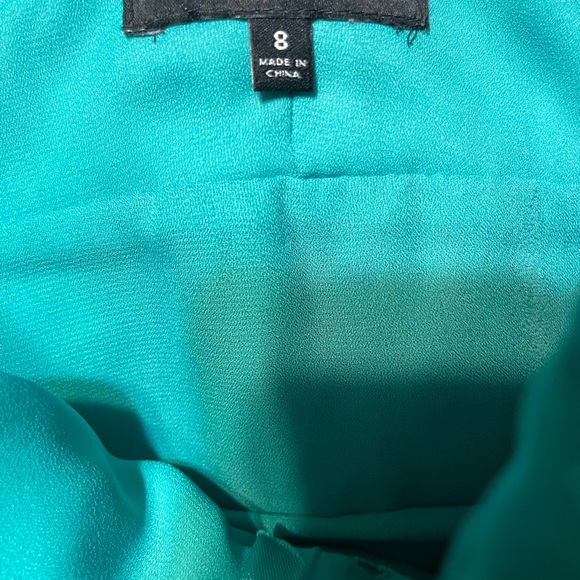 Green Strapless Dress Size 8 Express - Picture 2 of 6